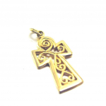 Les Tr&eacute;sors De Lily [D9543] - Pendentif Plaqu&eacute; Or 'Croix' kuld