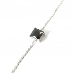 Les Tr&eacute;sors De Lily [G1270] - Bracelet Argent 'Essentiel' noir must