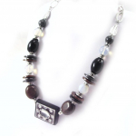 Les Tr&eacute;sors De Lily [G6129] - Collier Cr&eacute;ateur 'Babouchka' noir must