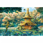 DIY 5D teemantmaal koomiks maastik kivist mosaiikmustriga teemanttikandid 20X30CM