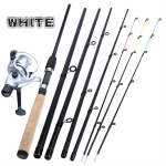 3,0 M/9,8 jala &otilde;ngen&ouml;&ouml;ri kombod 5,1:1 &uuml;lekandearvuga karpkala p&uuml;&uuml;girulliga Fishing Rod&Reel valge