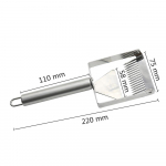 1 tk roostevabast terasest n&otilde;ela t&uuml;&uuml;p meekahvli kaabits l&otilde;igatud meekamm kraapimisk&uuml;hv Mesinduse mesiniku varustus