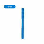 Beebi hammaste eemaldamise m&auml;nguasi laste s&ouml;&ouml;misvastane k&auml;te purihammaste pulk, silikoonist &otilde;&otilde;nes hammaste toru sinine