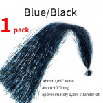 Grizzly Barred Flashabou Tinsel Flash Marabou Action Jigs Streamers Tiivad merevee kalap&uuml;&uuml;gi K&auml;rbse sidumismaterjal