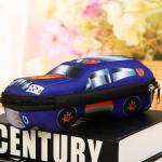 Loominguline &otilde;pilastele m&otilde;eldud 3D-stereoautode pliiatsitase, lastele m&otilde;eldud pliiatsikarbis koolitarbed sinine