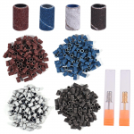 400 tk lihvimislint 2 k&uuml;&uuml;nepuuriga manik&uuml;&uuml;ri k&uuml;&uuml;nepuuri jaoks 80# 120# 180# 240# 2pcs