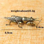 Antiiksed putukakujukesed Miniatuurid Tee Lemmikloomakaunistus Puhas vask Kriketiv&auml;ljaku kuju T&ouml;&ouml;lauakaunistus Kollektsioon K&auml;sit&ouml;&ouml; Dekoratsioon 1pcs