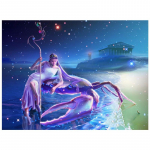 T&auml;ielik 5D teemantmaal, kaksteist t&auml;htkuju, isetegemine teemanttikandid teemantmosaiik ristpistes komplektid kodukaunistuse kingitus Round 20x30cm