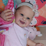BZDOLL 55 cm 3D-v&auml;rviga nahk veresoonte veenidega silikoonist Baby Reborn Doll Elutruu v&auml;ikelapse m&auml;ngumaja magamamineku m&auml;nguasi t&uuml;drukule s&uuml;nnip&auml;evaks kingituseks 55cm 3D-paint Skin Doll