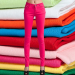 Naiste seksikad Candy Pencil P&uuml;ksid vabaaja pikad venivad teksad XL roosa punane v&auml;rv