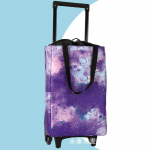 Riidest kott ostukott K&auml;ru kott Sisset&otilde;mmatav ratastega k&auml;ru Suure mahutavusega Market Supermarket Mugav ostuk&auml;ru