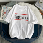 E-Girl Harajuku Graafilise tr&uuml;kiga T-s&auml;rk 90S Naiste vintage T-s&auml;rk Y2K Brooklyn Summer Oversized Tees Streetwear Gooti punktopid M