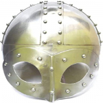Antiikne esmaklassiline s&otilde;durikiiver t&auml;iskasvanutele meestele | Silver Armor Helm Armor Replica Kiivrid