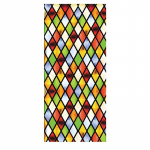 Vitraažakna kile l&auml;bipaistmatu j&auml;&auml;tunud privaatsuskaitse korduvkasutatav eemaldatav kodukaunistusega kiriku aknakate 40cm x 120cm