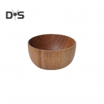 Korduvkasutatav ramenikauss, suure mahutavusega praktiline puuviljasalati puidust serveerimiskauss