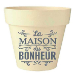 Les Tr&eacute;sors De Lily [Q6402] &ndash; bambusest istutusmasin  Messages  beež hall (&Otilde;nne maja) -  17x18 cm beež