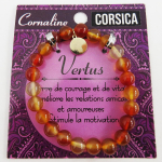 Les Tr&eacute;sors De Lily [R2344] - Karneoolist  Corsica  disainerk&auml;ev&otilde;ru - 8 mm oranž