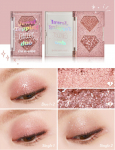 Olen Meme Jewel Topping Glitter Duo 3g (4 Valikud) #01 ROSE JEWEL 1PCS