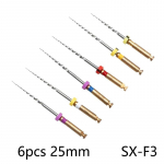 6tk/karp hambaravi endojuurviilid SX-F3 juurekanali mootor Kasuta p&ouml;&ouml;rlevat NiTi sulamist viili 21mm/25mm 25mm