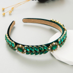 Naiste juuksepael Armas magus klaasist kristallist peene servaga juukseklamber temperament barokk peapael juukser&otilde;ngas OneSize sinine