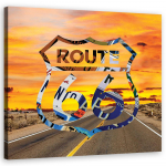 L&otilde;uenditr&uuml;kk Route 66 Route 30x30 oranž