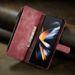 Koputusvastane t&auml;iskaitsega nahast &uuml;mbris Samsung Galaxy Z Fold 4 Fold3 Fold4 Fold 3 5g S23 Ultra S22 Plus S21 S20 Fe jaoks for Galaxy S23 pruun