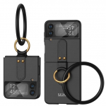 Samsung Z Flip 4 kukkumiskaitsega k&auml;ev&otilde;ru r&otilde;ngahoidja &uuml;mbris Samsung Galaxy Z Flip 4 5g Flip4 Zflip4 objektiiviklaasile for samsung z flip 4 lilla