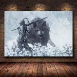 Klassikaline m&auml;ngupilt The Dark Souls 3 l&otilde;uendimaaling plakatikaunistus Kodu seinamaaling magamistoa sisekujunduse seinamaaling 60X90cm Unframed