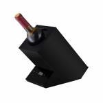 Veinjahuti jahuti elektriline reguleeritava temperatuuriga &auml;mber punase/valge veini &scaron;ampanja jaoks, kiirelt jahtuv kapp k&ouml;&ouml;gibaar US must