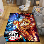 Demon Slayer vaip &otilde;ues vaip lapsed magamistoas k&ouml;&ouml;givaibad p&otilde;randamatt elutuba anime multifilmi p&otilde;randavaip 100cm x 150cm