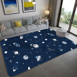 Uus saabumine Multikas Kosmoseuniversum Planeedi vaip Pehme Flanell Lastele M&auml;ngumatt Poistele T&uuml;drukutele Magamistoa Voodi vaip p&otilde;randamatt 80x160cm
