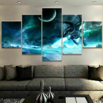 Moodne metsades piltplakat 5 tk. Moodne kodu seinakaunistus L&otilde;uend Pilt Kunst HD Prindimaal l&otilde;uendil elutuppa 20x35cm*2  20x45cm*2  20x55cm*1