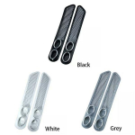 2 tk universaalne auto stiil v&otilde;lts dekoratiivne ventilatsiooniv&otilde;re v&auml;ljalaske summuti toru kleeplint Auto modifikatsioon 2pcs valge