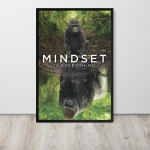Motiveeriv plakat Gorilla m&otilde;tteviisi print Vintage seinakunst Ettev&otilde;tja edu l&otilde;uendi maalimine kontori ja j&otilde;usaali seinakaunistus 21x30 No Frame