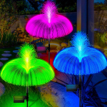 8PC v&auml;litingimustes p&auml;ikeseenergia aiakaunistus Meduuslamp v&auml;lis&otilde;ue muru 7 v&auml;rvi muutev veekindel kodu j&otilde;ulup&uuml;ha sisehoovi aia paigutus Style C 8PC