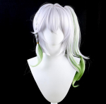 55 cm Nahida Cosplay parukas Genshin Impact Nahida Sumeru segav&auml;rvi gradientidega klamber hobusesabaga juuksed Halloweeni peo parukad 55cm h&otilde;be
