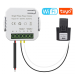 Tuya Wifi &uuml;hefaasiline energiaarvesti 80A koos CT Clamp mobiiltelefoni rakendusega Kwh energiatarbimise monitor PC311-1-W-TY & 1 CT mitmev&auml;rviline