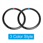 2 tk s&uuml;sinikkiust autoukse k&otilde;lar dekoratiivne &uuml;mmargune kleebis valjuh&auml;&auml;ldi kaunistuse tarvikud BMW 3. seeria E90 X1 E84 jaoks A