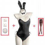 Anime Seishun Buta Yarou wa Bunny Girl Senpai no Yume wo Minai Cosplay kost&uuml;&uuml;mit&uuml;drukud Seksikas armas kunstnahast j&auml;nes Hallowe L nagu n&auml;idatud v&auml;rv