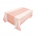 Lauakate Suurep&auml;rane libisemisvastane ja h&otilde;lpsasti puhastatav lauakate Elegance Kortsumiskindel p&uuml;hadeaegne dekoratiivne laudlina lauakate restoranile sinine