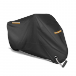 Mootorratta kate veekindel, p&auml;ikesevari, tolmukindel, UV-kindel, universaalne mootorratta vihmakindel kate, kulumiskindel M must