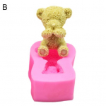 Armas pl&uuml;&uuml;sist k&uuml;psetuskoogi karu silikoonvorm k&auml;sit&ouml;&ouml; kaunistamiseks seebivormi t&ouml;&ouml;riist B