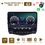 Androidi autoraadio Toyota RAV4 Rav 4 jaoks 2005&ndash;2013 koos nupunupuga 10-tolline multimeediumipleier Navigatsioon GPS Carplay 2+32GB