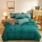 Winter Magic Velvet tumesinine tekikott 1 tk pehmed soojad tekikatted hoiavad soojas &uuml;hev&auml;rvilised vooditekikott 220x240 voodiga 1pcs 150x200cm