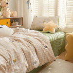 Armas multikas karu neljaosaline komplekt puhtast puuvillast voodilinadest ja tekikottidest, puhtast puuvillast &otilde;pilaskodu laste kolmeosaline voodipesukomplekt 0.9m bed sheet 3pcs