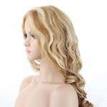 Naiste Long Mix Blond Laineline Parukas Naturaalsete Juustega Seksikad lokkis Cosplay parukad