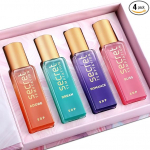 Secret Temptation Premium Perfume for women, Pack of 4 (20 ML each) || Birthday Perfume Gift Set for her | Anniversary Gift for Wife 4(20ml each)