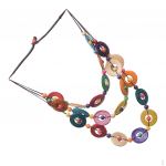 Bohemian Coconut Shell Wood Bead Chain kaelakee Muticolor naiste ehted