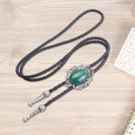 Retrostiilis Bolo Tie Charm ripatsiga meeste mood pulmapeo aastap&auml;evaks