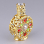 12 ml Retro Crystal korduvt&auml;idetav klaasist parf&uuml;&uuml;mipudeli korkide kollektsioon